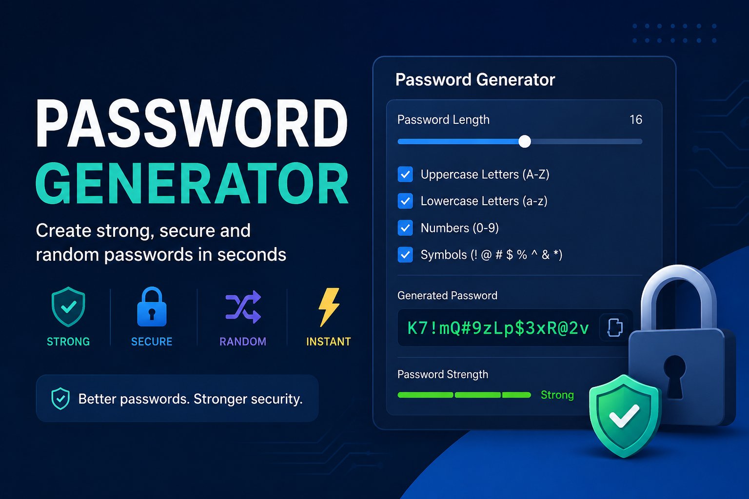 How to Generate a Strong Password Online: Free Password Generator